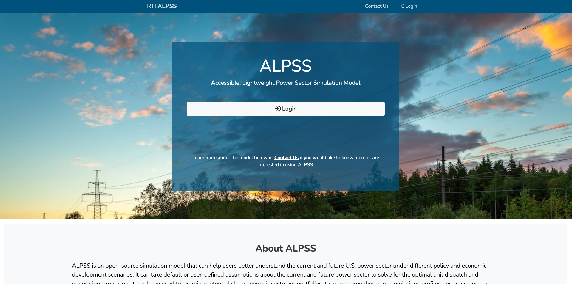 ALPSS website